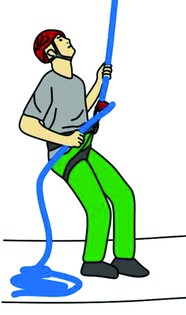 Pozitia filatorului in timpul coborarii