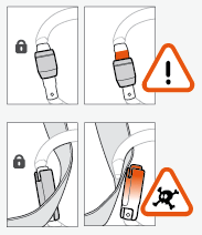 legarea in coarda cu carabiniera